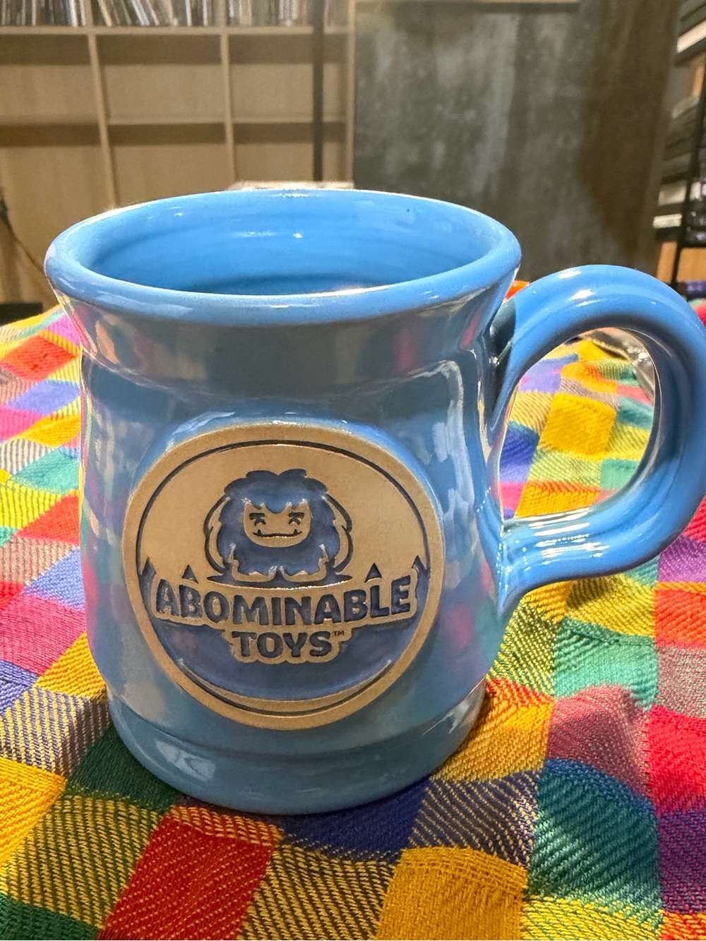 New Abominable Toys Blue Ceramic  Mug